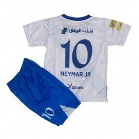 Maglia Calcio Al-Hilal Neymar Jr #10 Seconda Divisa Bambino 2024-25 Manica Corta (+ pantaloncini)